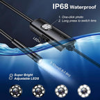 Mobile Endoscope Camera – 720P HD Type-C Waterproof Inspection Cam