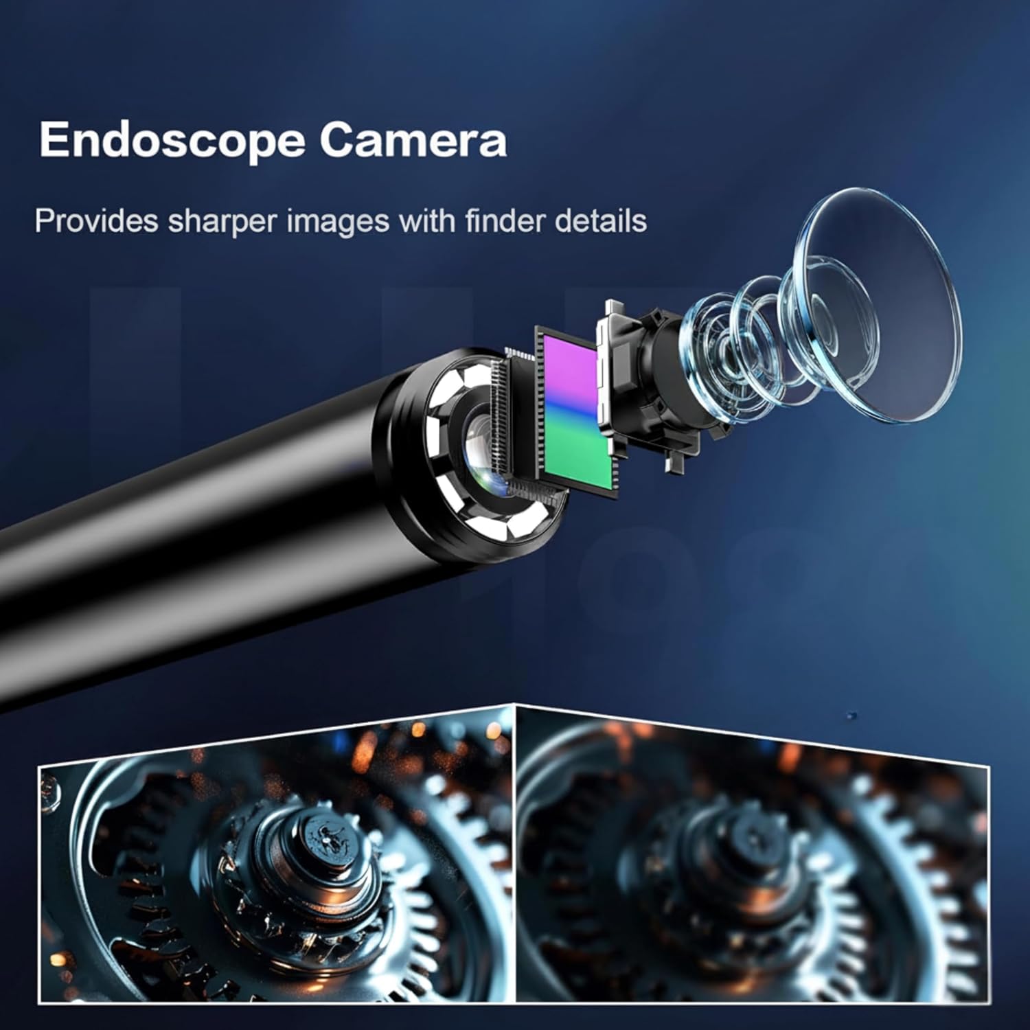 Mobile Endoscope Camera – 720P HD Type-C Waterproof Inspection Cam