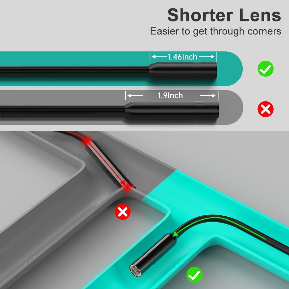 Mobile Endoscope Camera – 720P HD Type-C Waterproof Inspection Cam