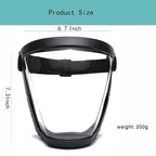 Anti-Fog Full Face Shield Mask – Impact Resistant & Adjustable Fit