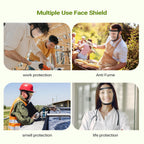 Anti-Fog Full Face Shield Mask – Impact Resistant & Adjustable Fit
