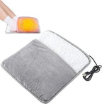 Electric Heated Foot Warmer – USB Heating Pad & Feet Massager | Pain Relief Heat Therapy for Men & Women, Ideal for Bed, Office & Under Desk