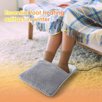 Electric Heated Foot Warmer – USB Heating Pad & Feet Massager | Pain Relief Heat Therapy for Men & Women, Ideal for Bed, Office & Under Desk