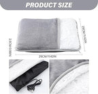 Electric Heated Foot Warmer – USB Heating Pad & Feet Massager | Pain Relief Heat Therapy for Men & Women, Ideal for Bed, Office & Under Desk