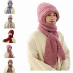 2-in-1 Windproof Scarf with Cap