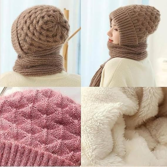 2-in-1 Windproof Scarf with Cap