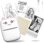 Portable Mini Bluetooth Thermal Printer – Inkless Label Maker