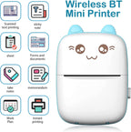 Portable Mini Bluetooth Thermal Printer – Inkless Label Maker