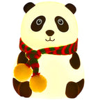 Panda Night Light for Kids – Soft Silicone 7-Color Nursery Lamp